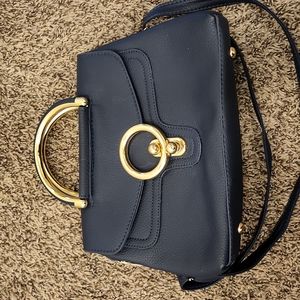 Navy blue purse